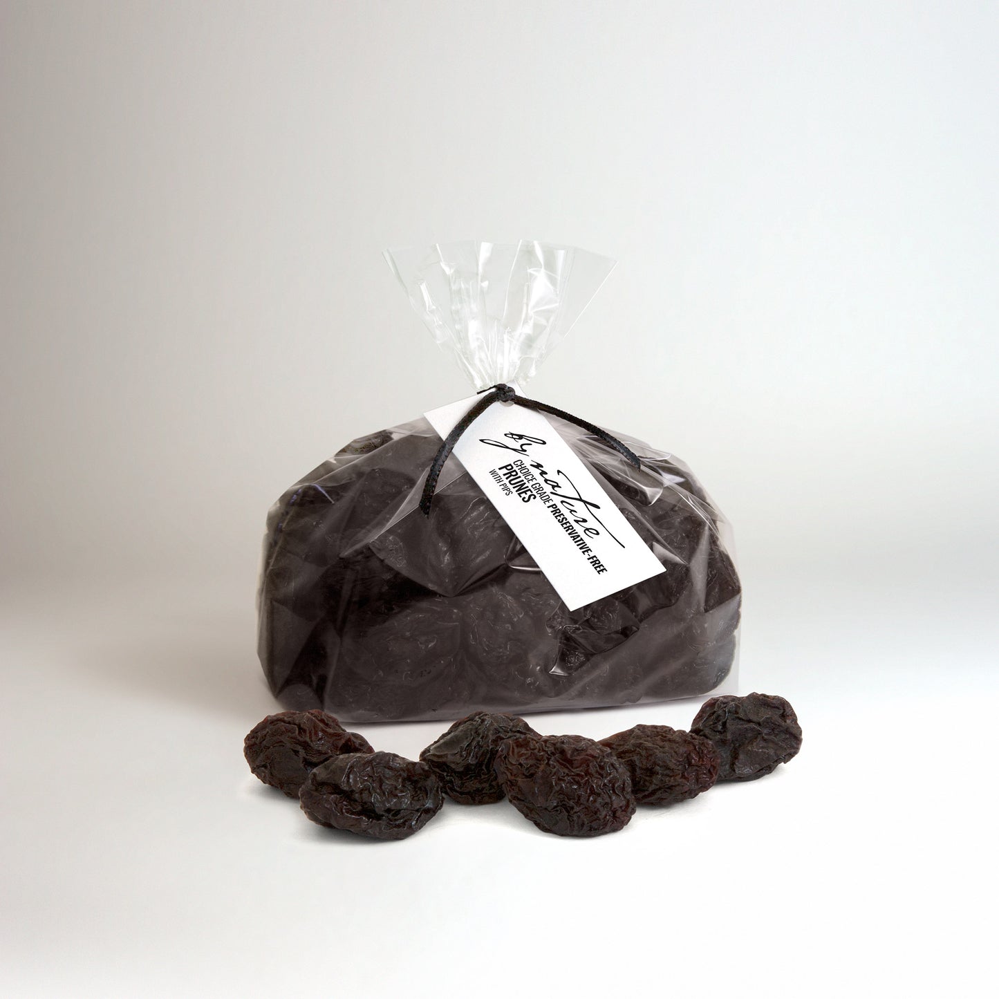 BY NATURE Prunes with pips, 500g - preservative-free.