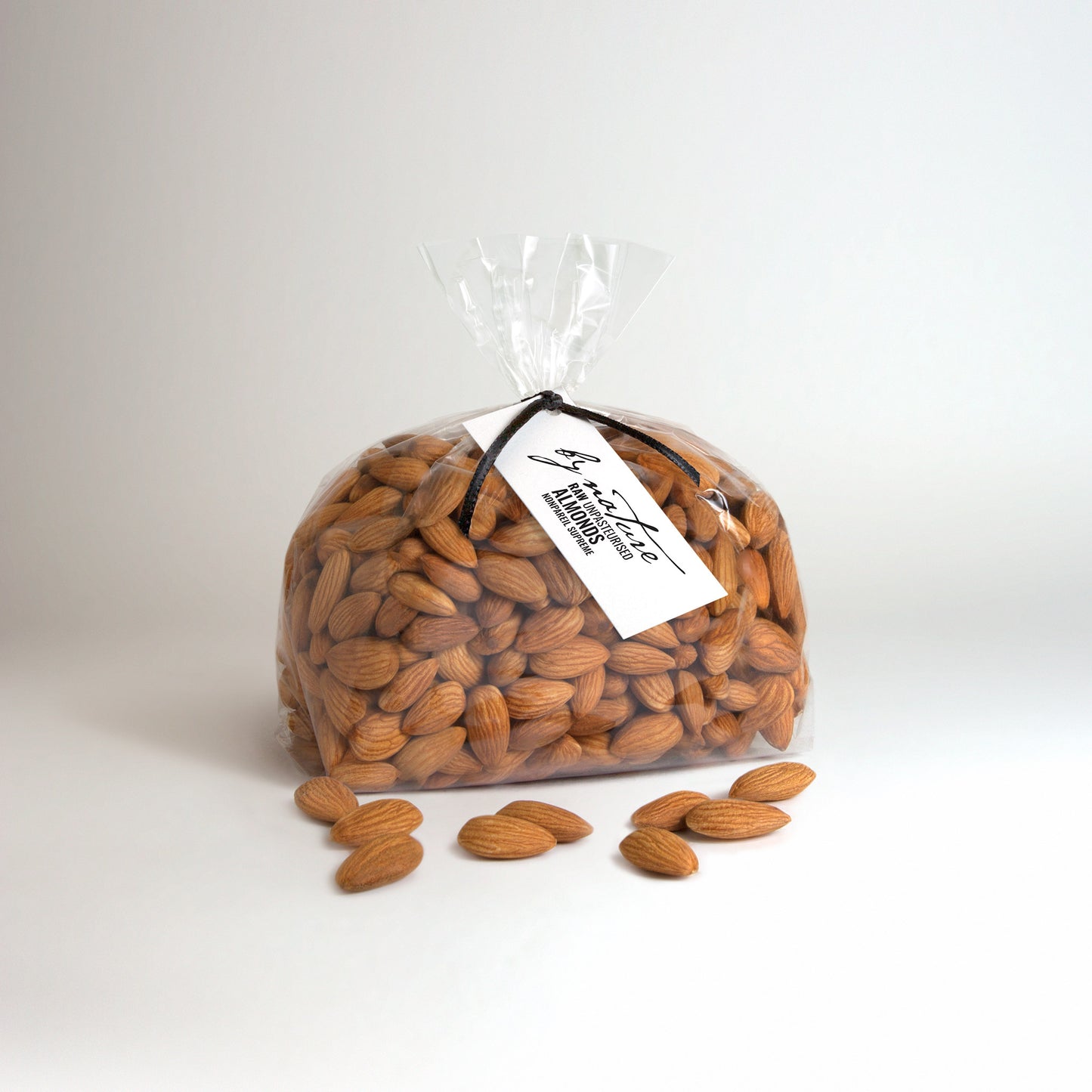 BY NATURE Almonds, 500g - Nonpareil Supreme variety, raw, unpasteurised.