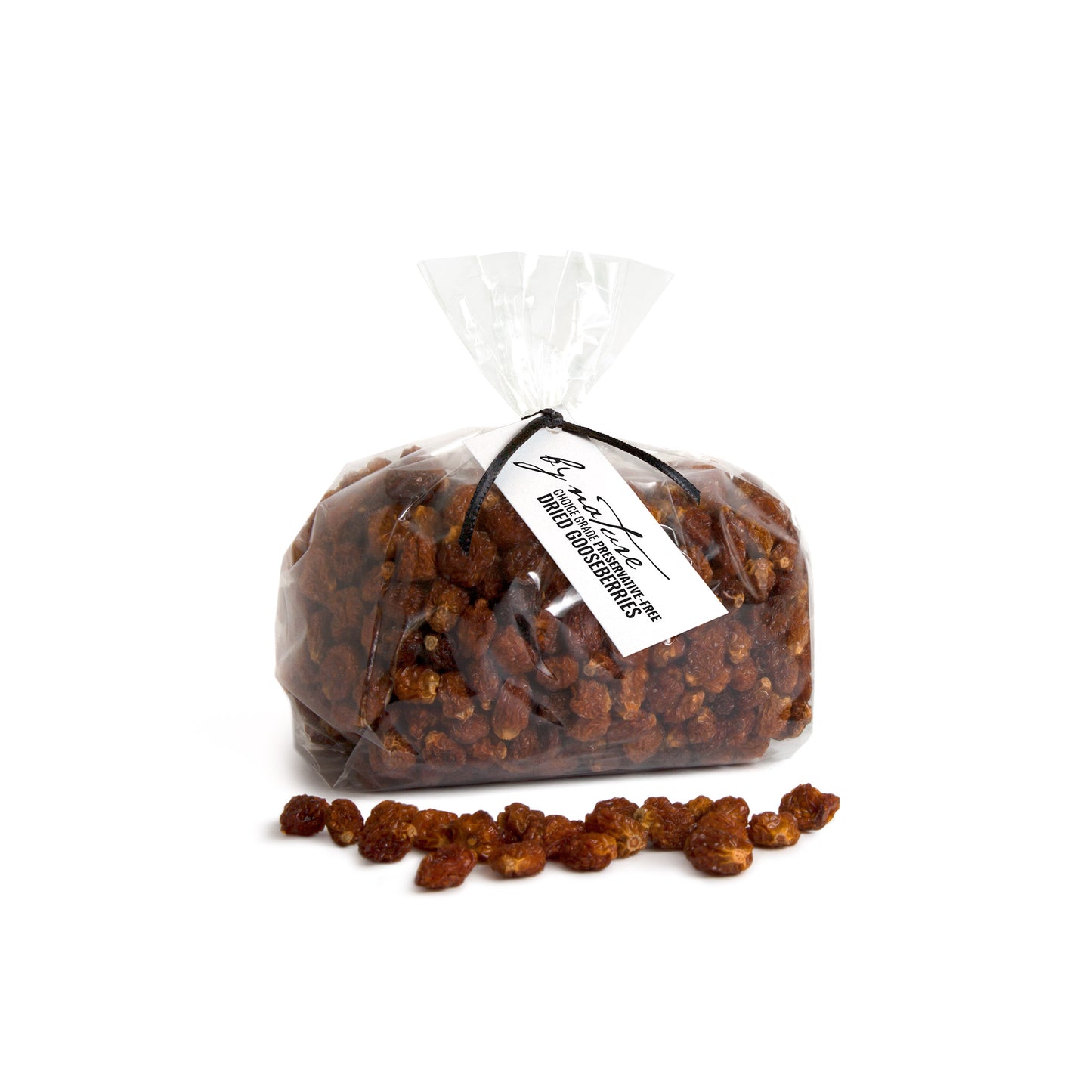 BY NATURE Dried Gooseberries, 500g - preservative-free.