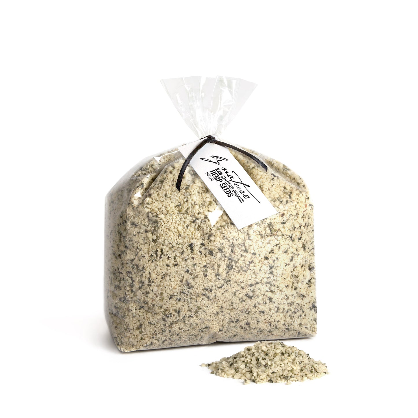 BY NATURE Hemp Seeds, 1kg - hulled, raw, certified organic at source.