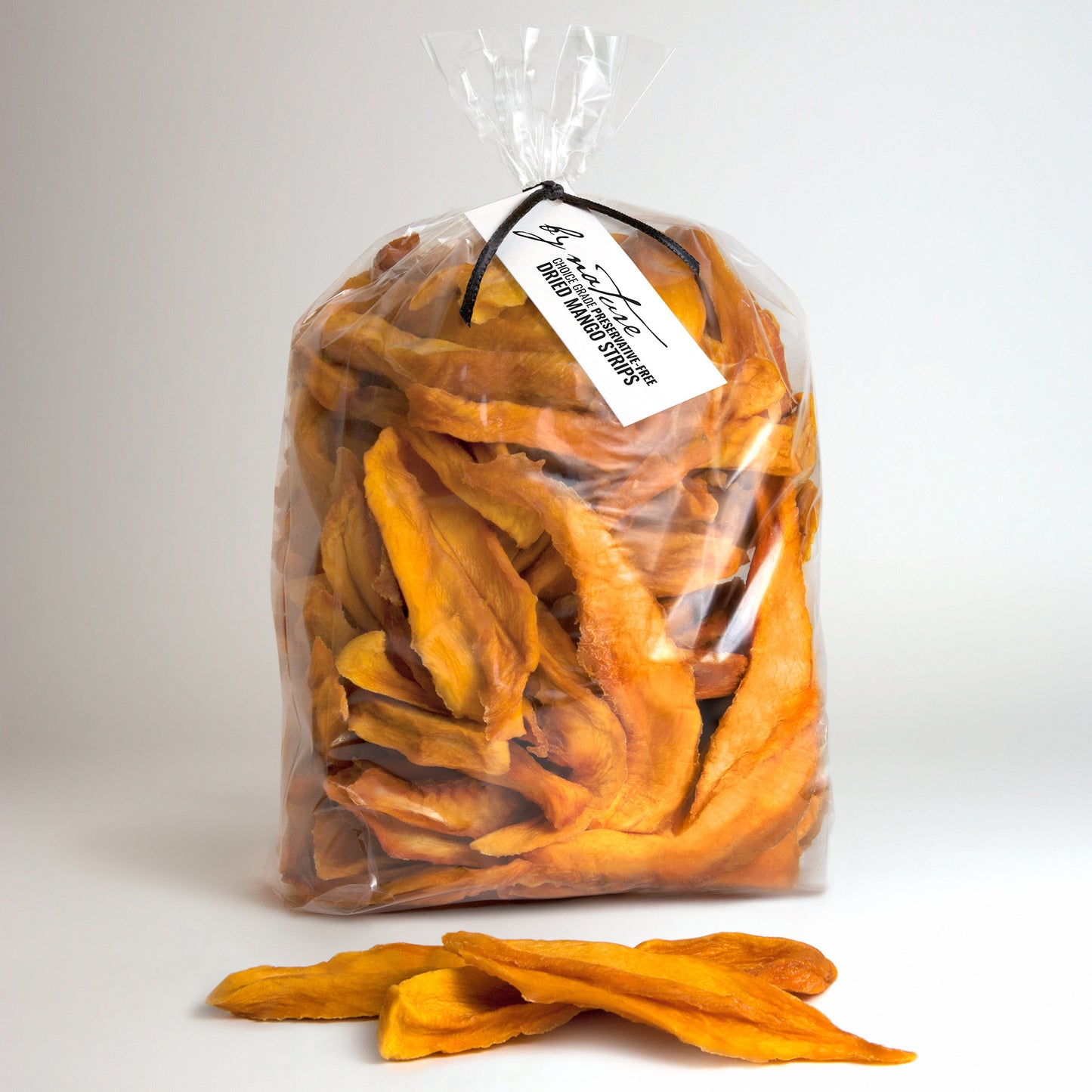 BY NATURE Dried Mango Strips, 1kg - sulphur-free.