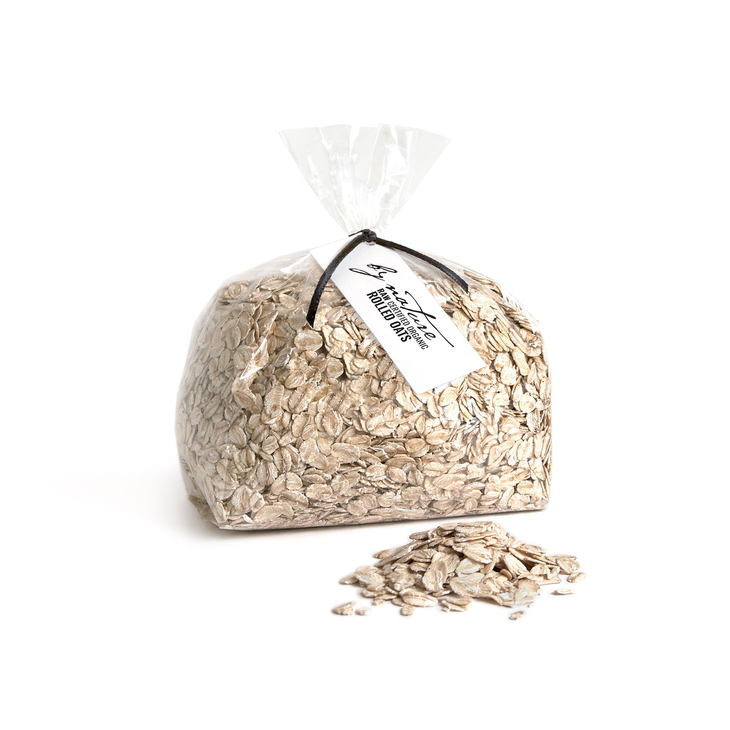 BY NATURE Rolled Oats, 500g - raw, certified organic at source.