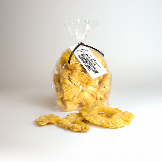 BY NATURE Dried Pineapple Pieces, 100g - preservative-free.