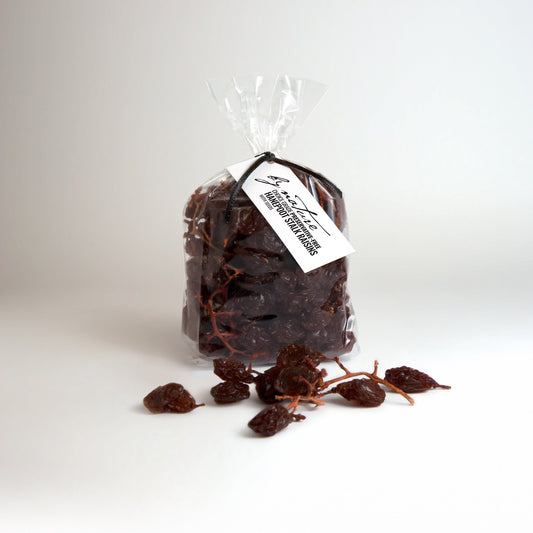 BY NATURE Hanepoot Stalk Rainsins with seeds, 150g - preservative-free.