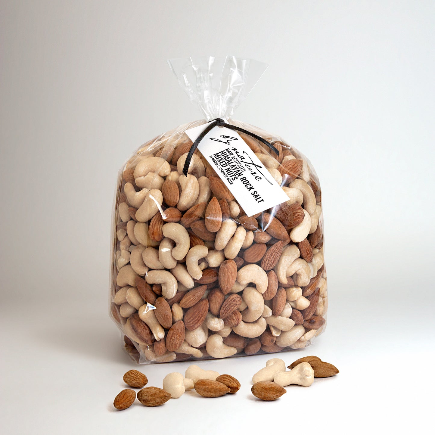 BY NATURE Mixed Nuts, Himalayan Rock Salt - Almonds, Cashew Nuts