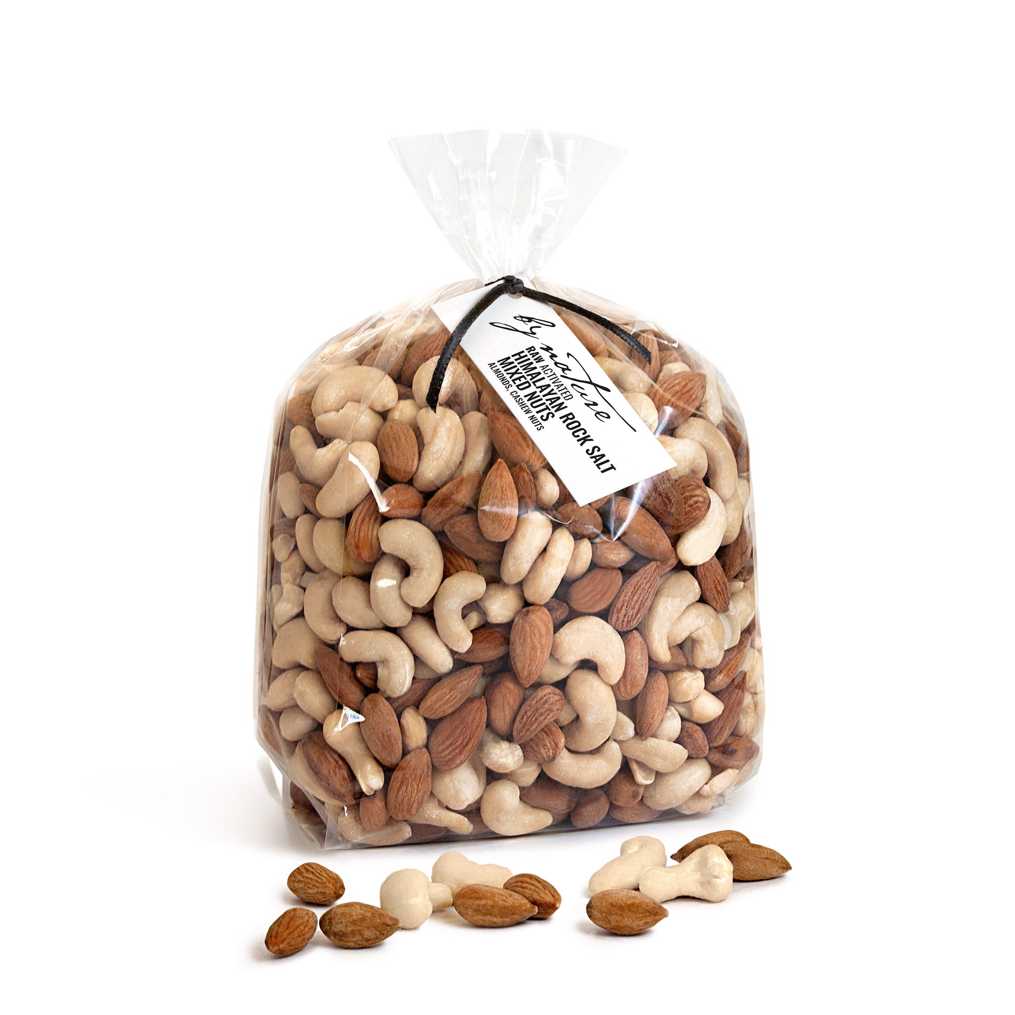BY NATURE Mixed Nuts, 1kg - almonds, cashew nuts, salted.