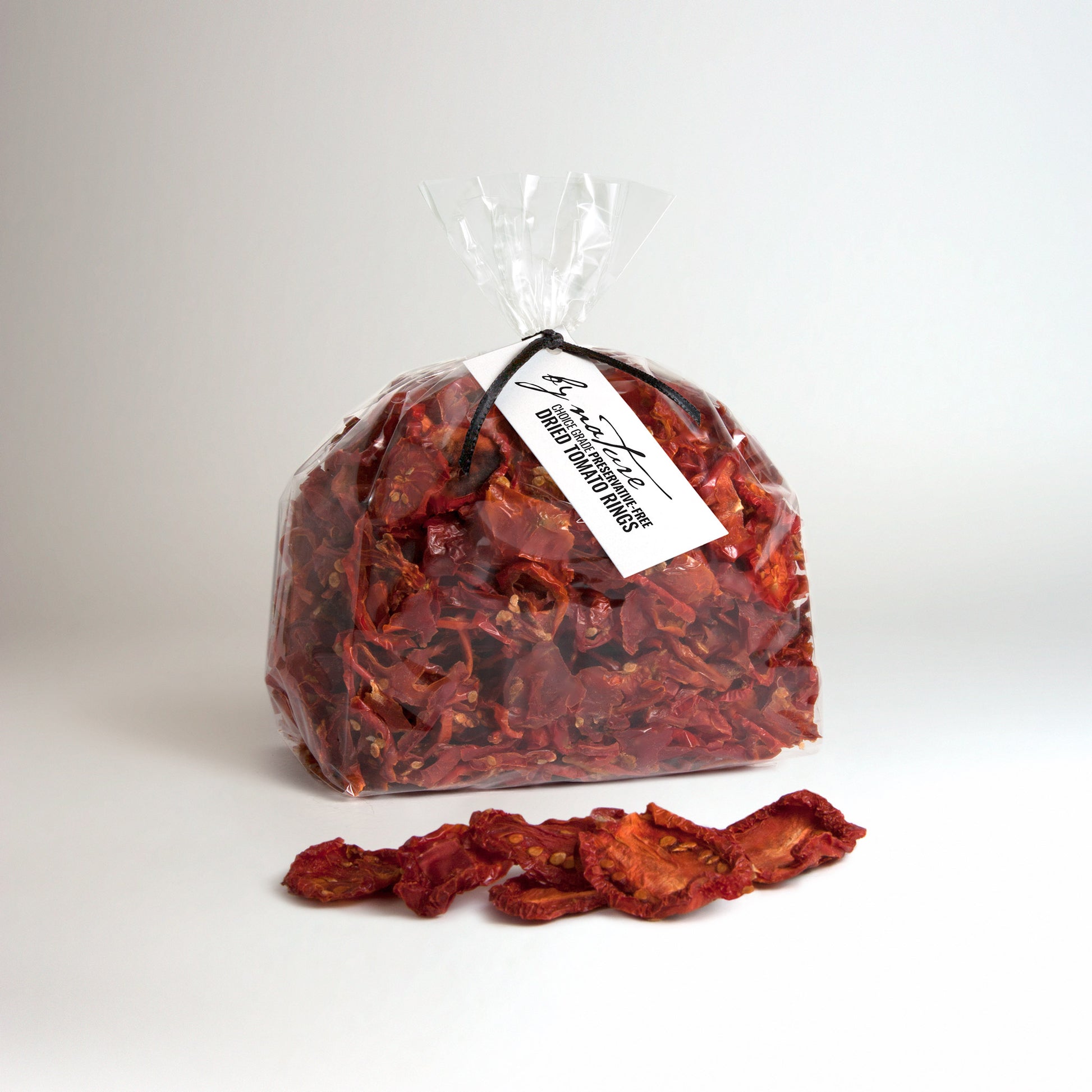 BY NATURE Dried Tomato Rings, 250g - preservative-free.