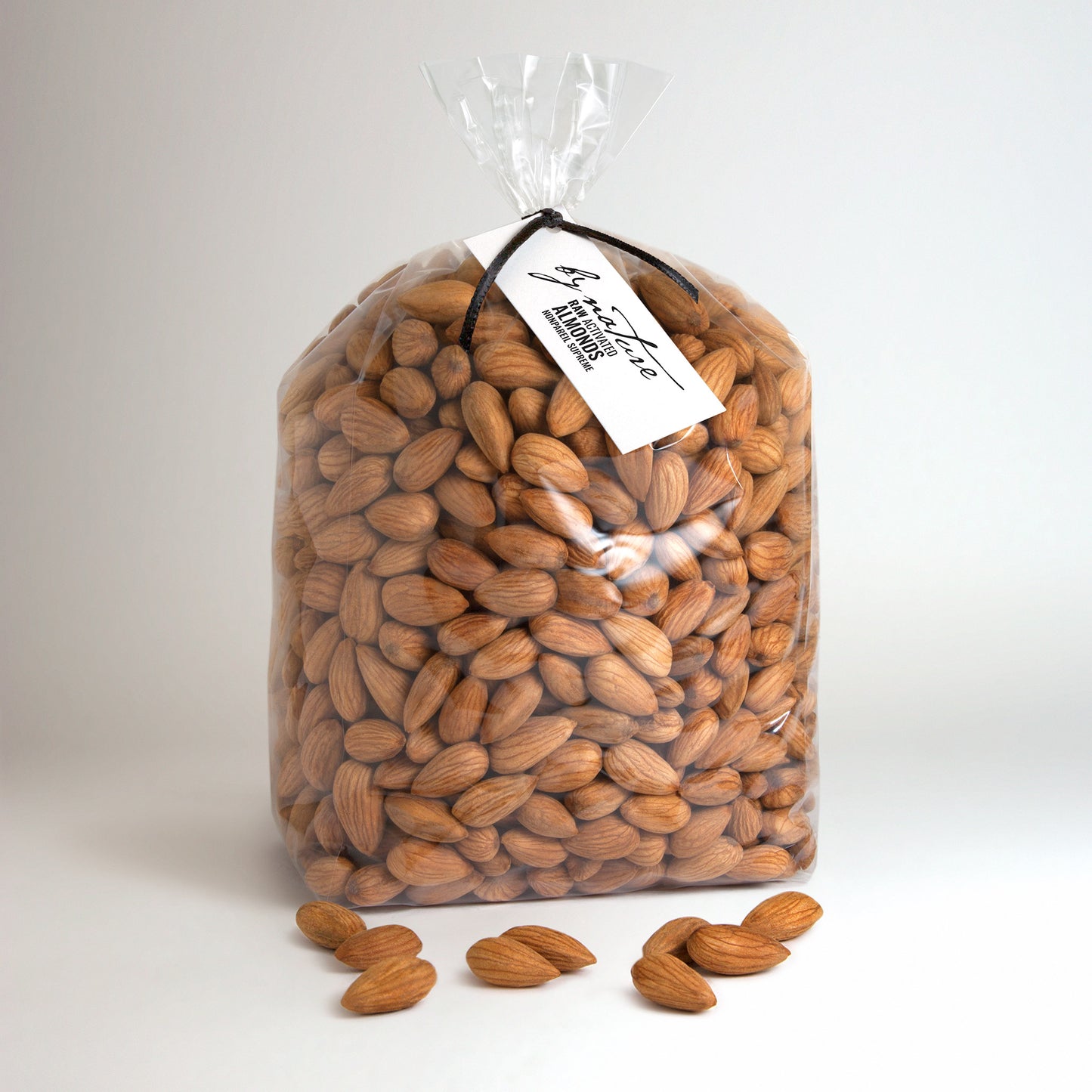 BY NATURE Activated Almonds, 1kg - Nonpareil Supreme variety, raw, unpasteurised, dried not roasted.