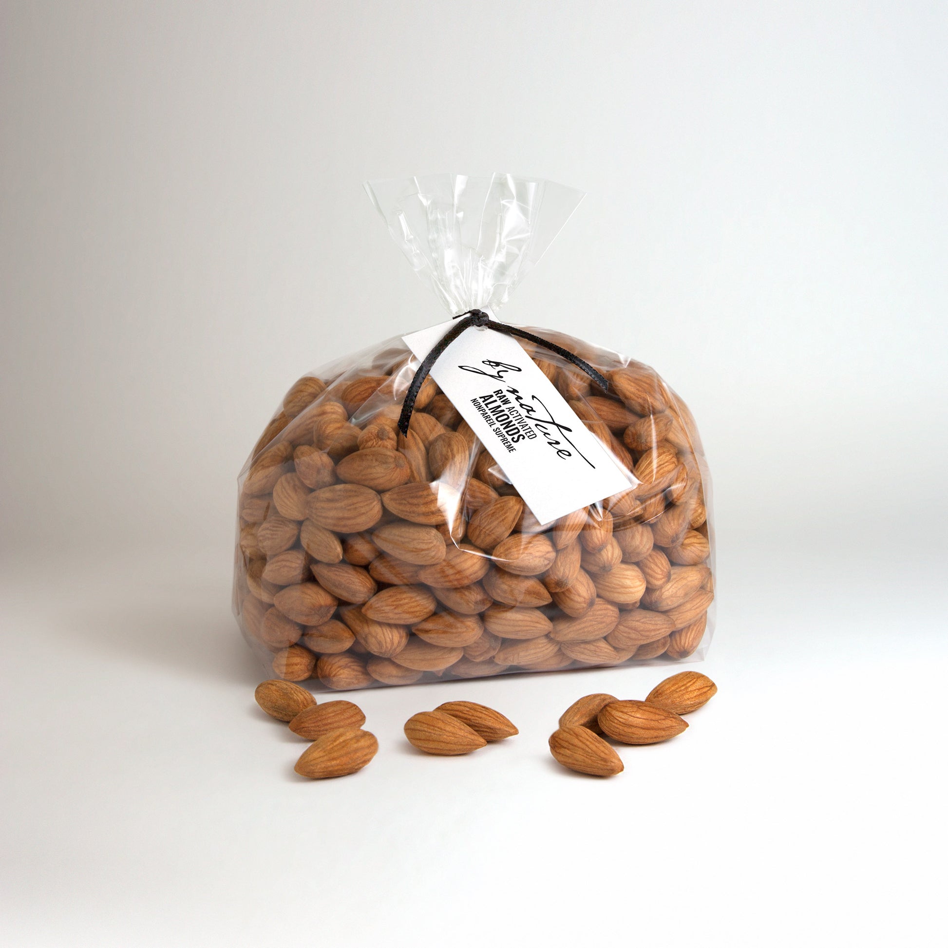 BY NATURE Activated Almonds, 500g - Nonpareil Supreme variety, raw, unpasteurised, dried not roasted.