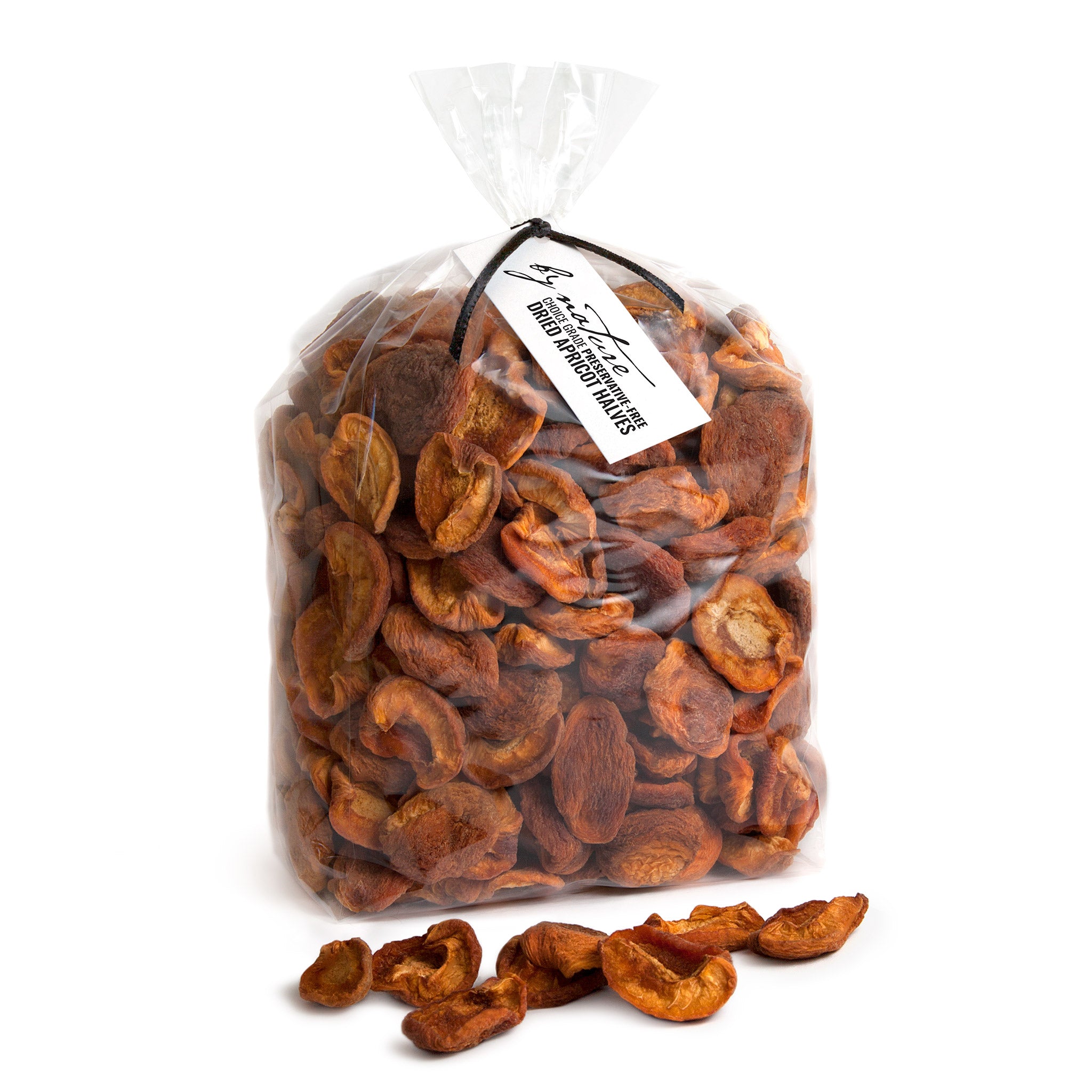 BY NATURE Dried Apricot Halves, 1kg - preservative-free.