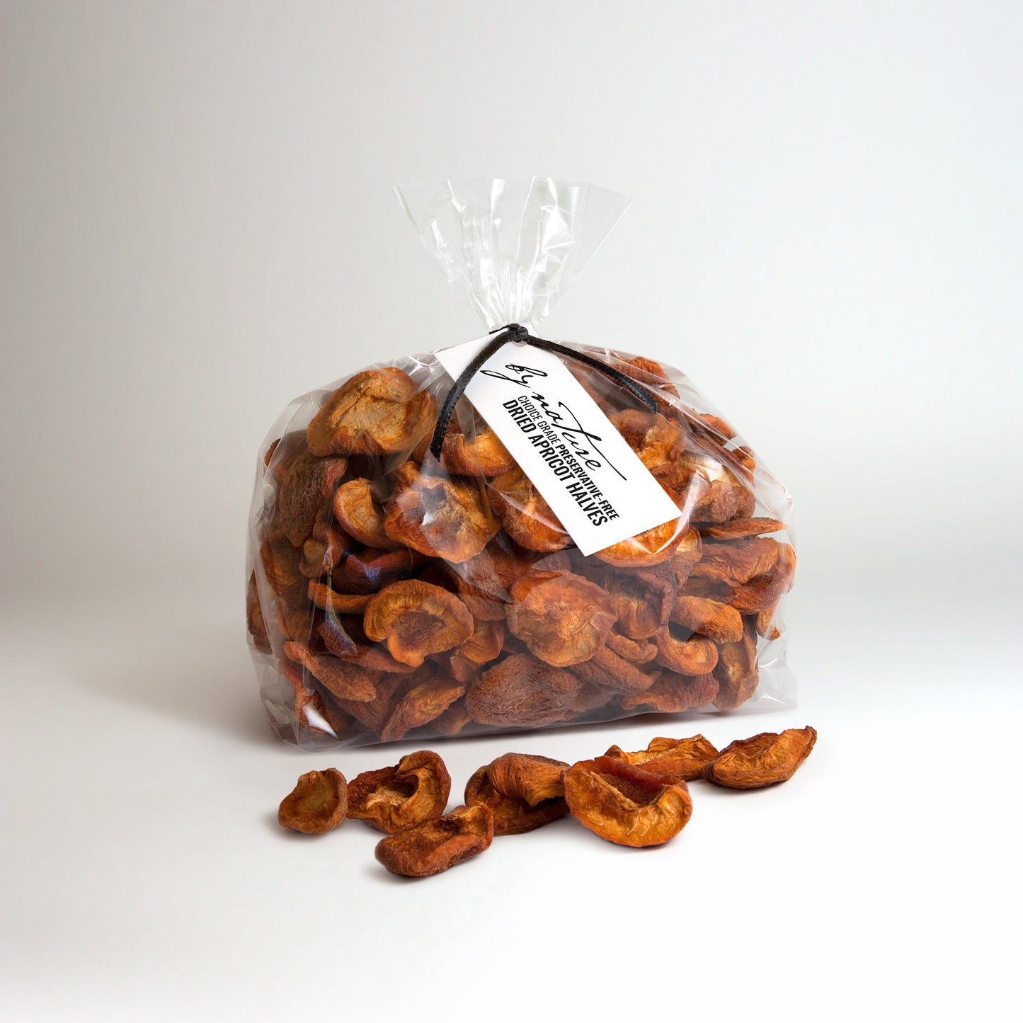 BY NATURE Dried Apricot Halves, 500g - preservative-free.