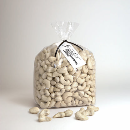BY NATURE Himalayan Rock Salt Cashews, 1kg - raw, activated, dried not roasted.