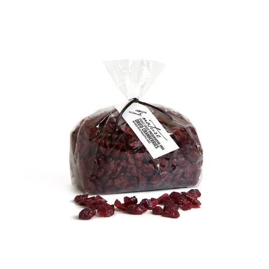 BY NATURE Dried Cranberries, 500g - pineapple juice infused, preservative-free.