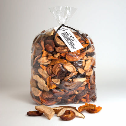 BY NATURE Dried Fruit Mix, 1kg - apricots, apples, peaches, pears, plums, preservative-free.