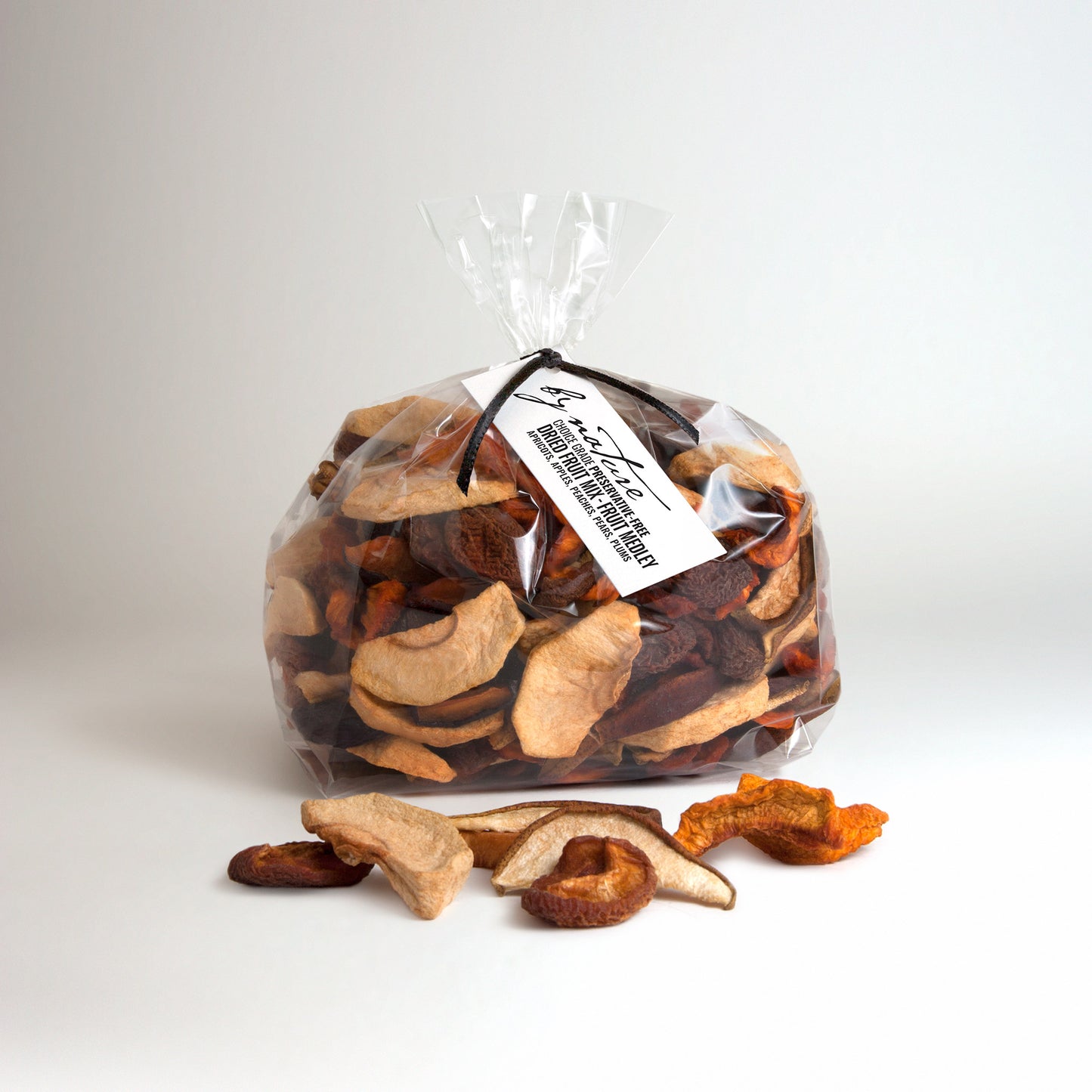 BY NATURE Dried Fruit Mix, 500g - apricots, apples, peaches, pears, plums, preservative-free.