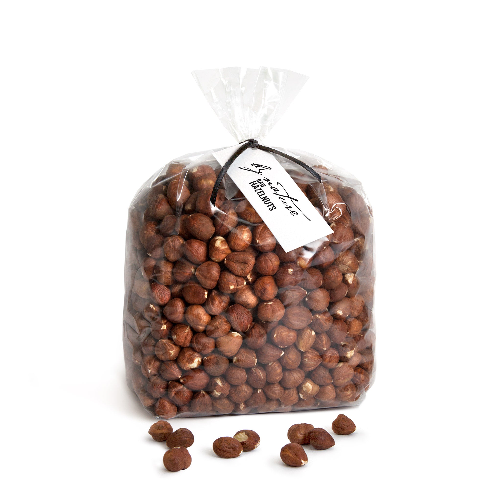 BY NATURE Hazelnuts, 1kg - raw.