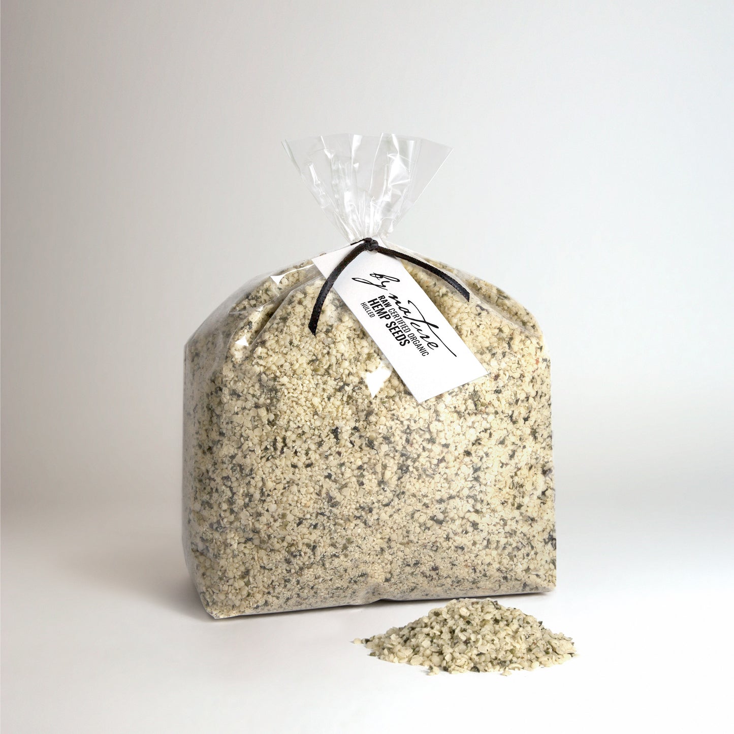 BY NATURE Hemp Seeds, 1kg - hulled, raw, certified organic at source.