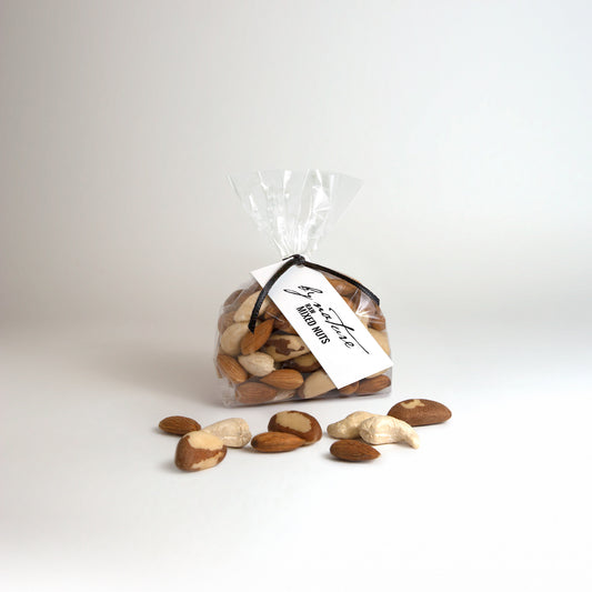 BY NATURE Mixed Nuts, 100g - almonds, brazil nuts, cashew nuts, raw.