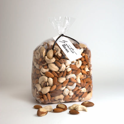 BY NATURE Mixed Nuts, 1kg - almonds, brazil nuts, cashew nuts, raw.