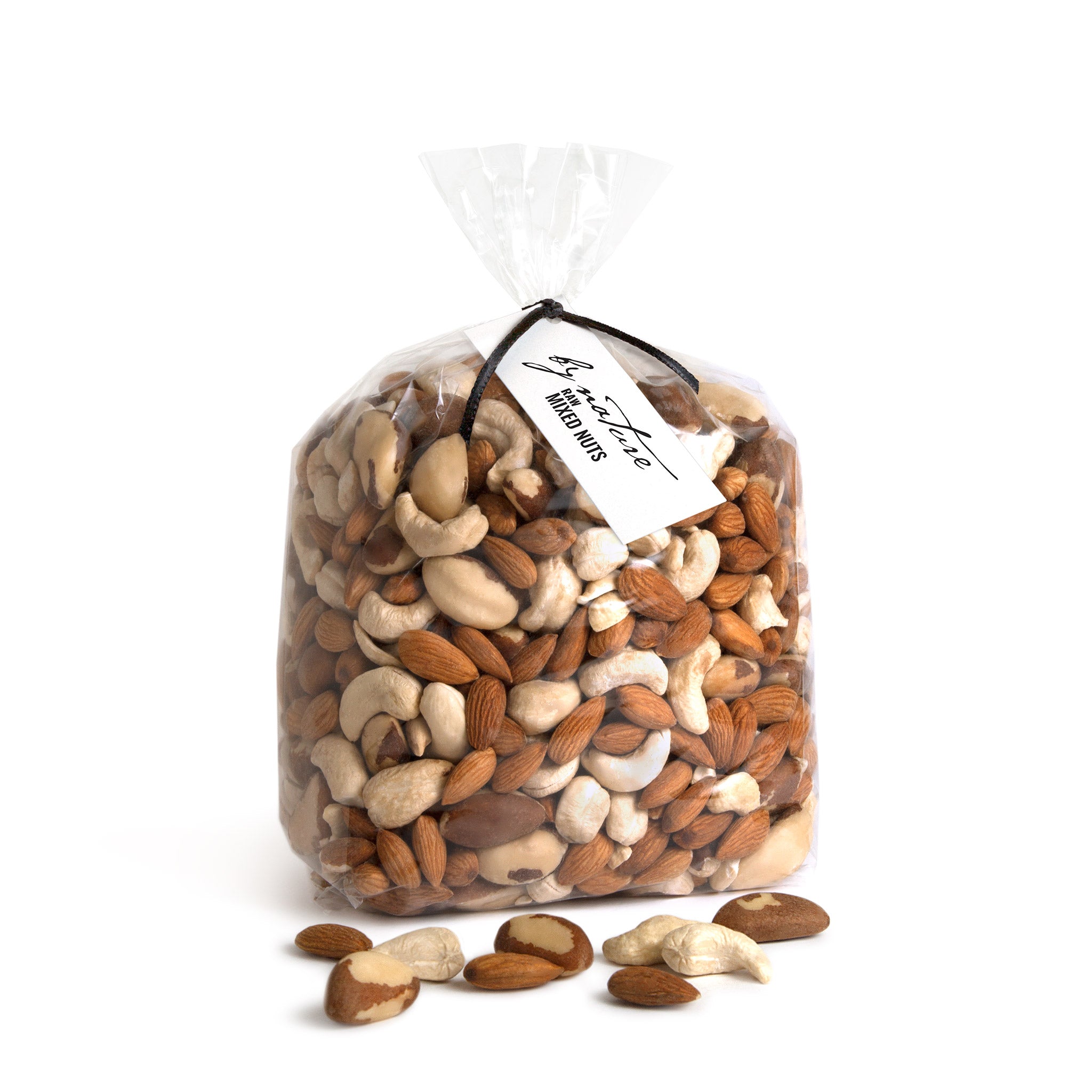 BY NATURE Mixed Nuts, 1kg - almonds, brazil nuts, cashew nuts, raw.
