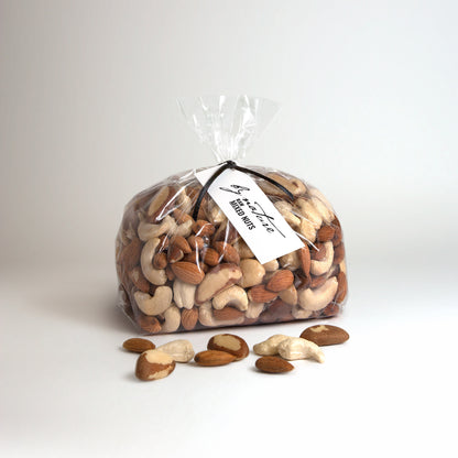 BY NATURE Mixed Nuts, 500g - almonds, brazil nuts, cashew nuts, raw.