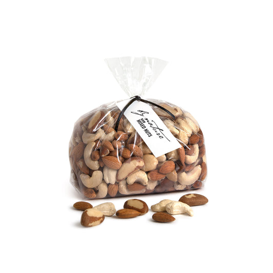 BY NATURE Mixed Nuts, 500g - almonds, brazil nuts, cashew nuts, raw.