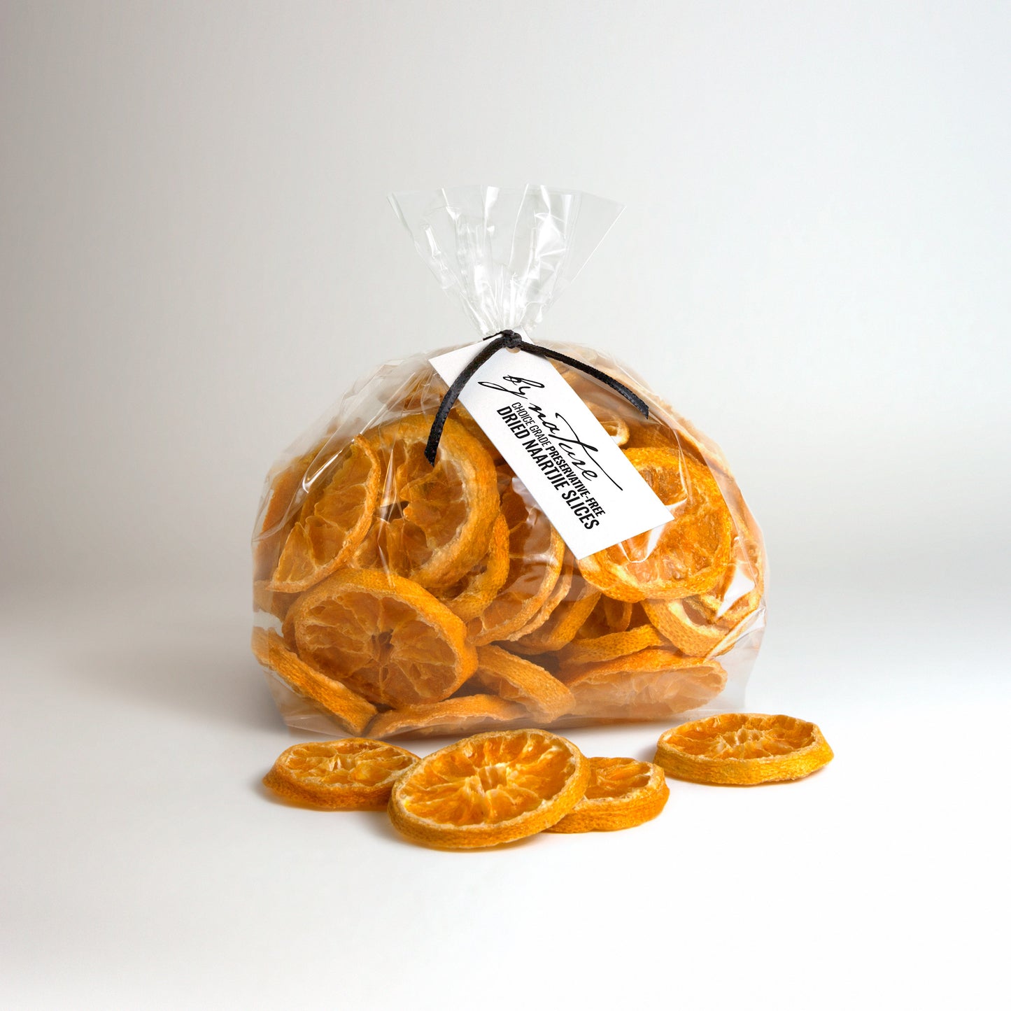 BY NATURE Dried Naartjie Slices, 150g - preservative-free.