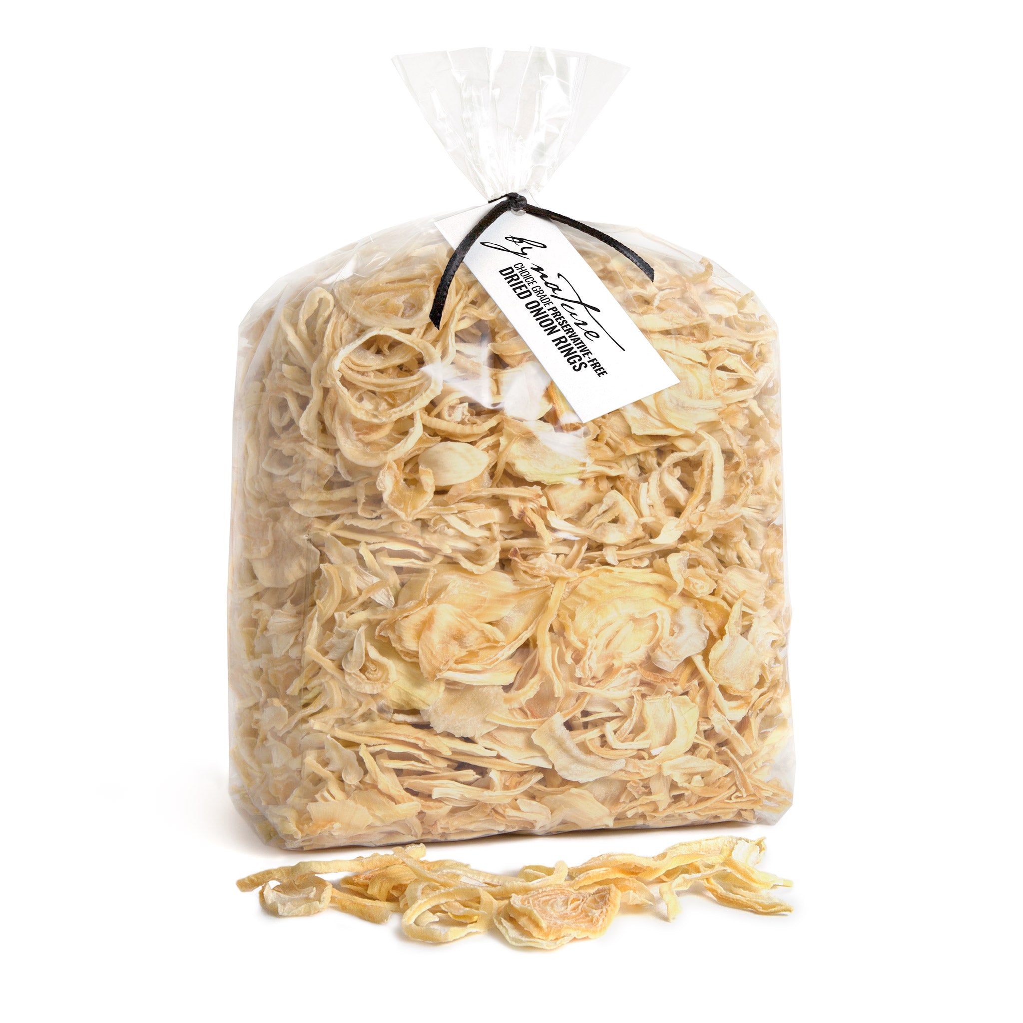 BY NATURE Dried Onion Rings, 500g - preservative-free.