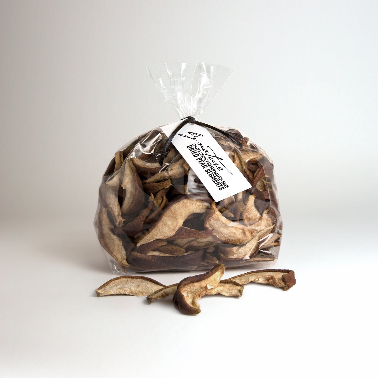 BY NATURE Dried Pear Segments, 500g - preservative-free.