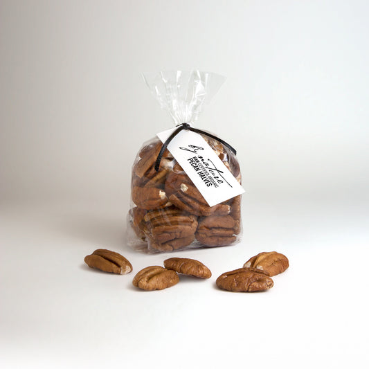 BY NATURE Pecan Halves, 100g - raw, certified organic at source.