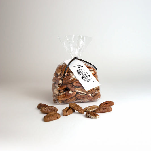 BY NATURE Pecan Pieces, 100g - raw, certified organic at source.