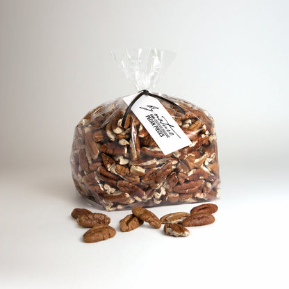 BY NATURE Pecan Pieces, 500g - raw, certified organic at source.