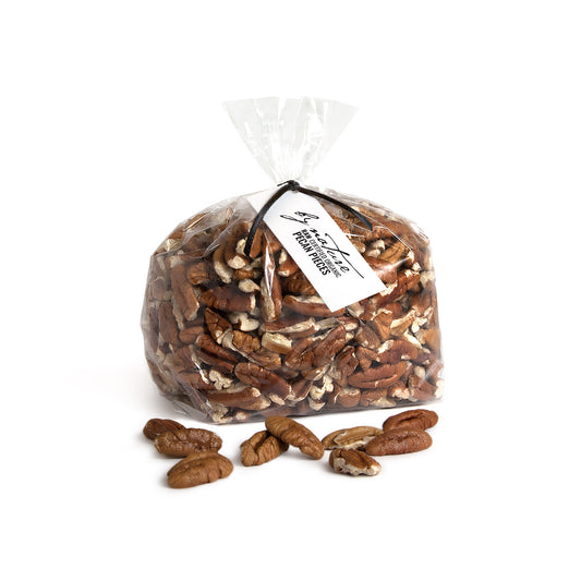 BY NATURE Pecan Pieces, 500g - raw, certified organic at source.