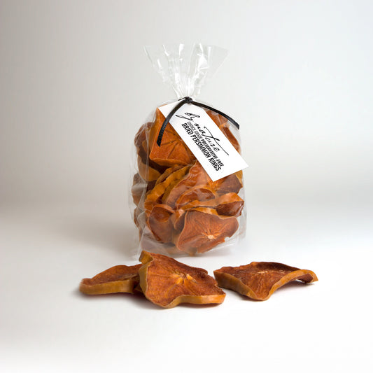 BY NATURE Dried Persimmon Rings, 100g - preservative-free.