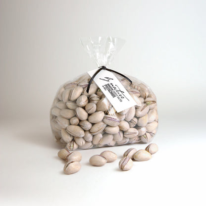 BY NATURE Pistachios in Shell, 500g - roasted, lightly salted.