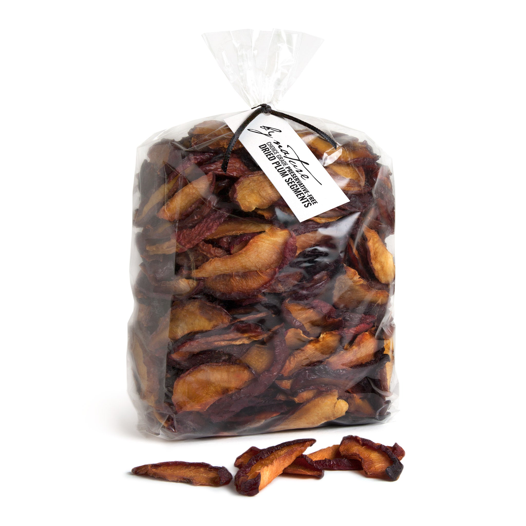 BY NATURE Dried Plum Segments, 1kg - preservative-free.