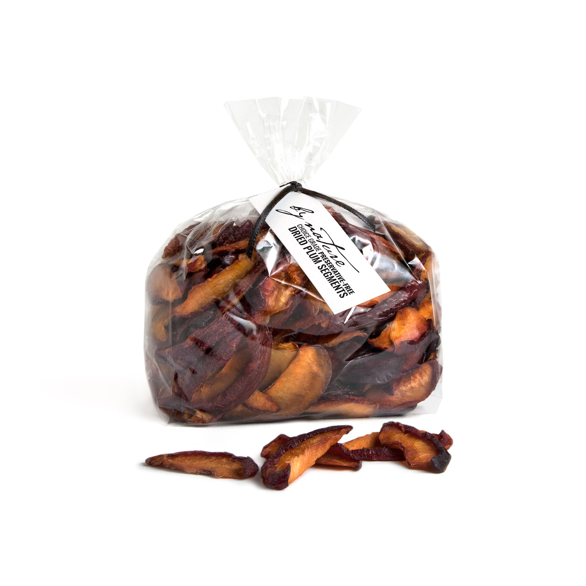 BY NATURE Dried Plum Segments, 500g - preservative-free.