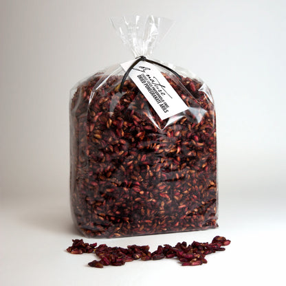 BY NATURE Dried Pomegranate Arils, 1kg - preservative-free.