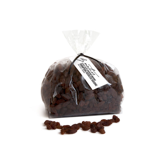 BY NATURE Thompson Seedless Rainsins, 500g - non-oiled, certified organic at source, preservative-free.