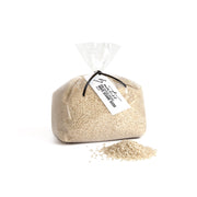 BY NATURE Sesame Seeds, 500g - hulled, raw, certified organic at source.