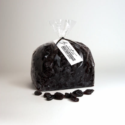 BY NATURE Dried Sour Cherries, 1kg - apple juice infused, preservative-free.