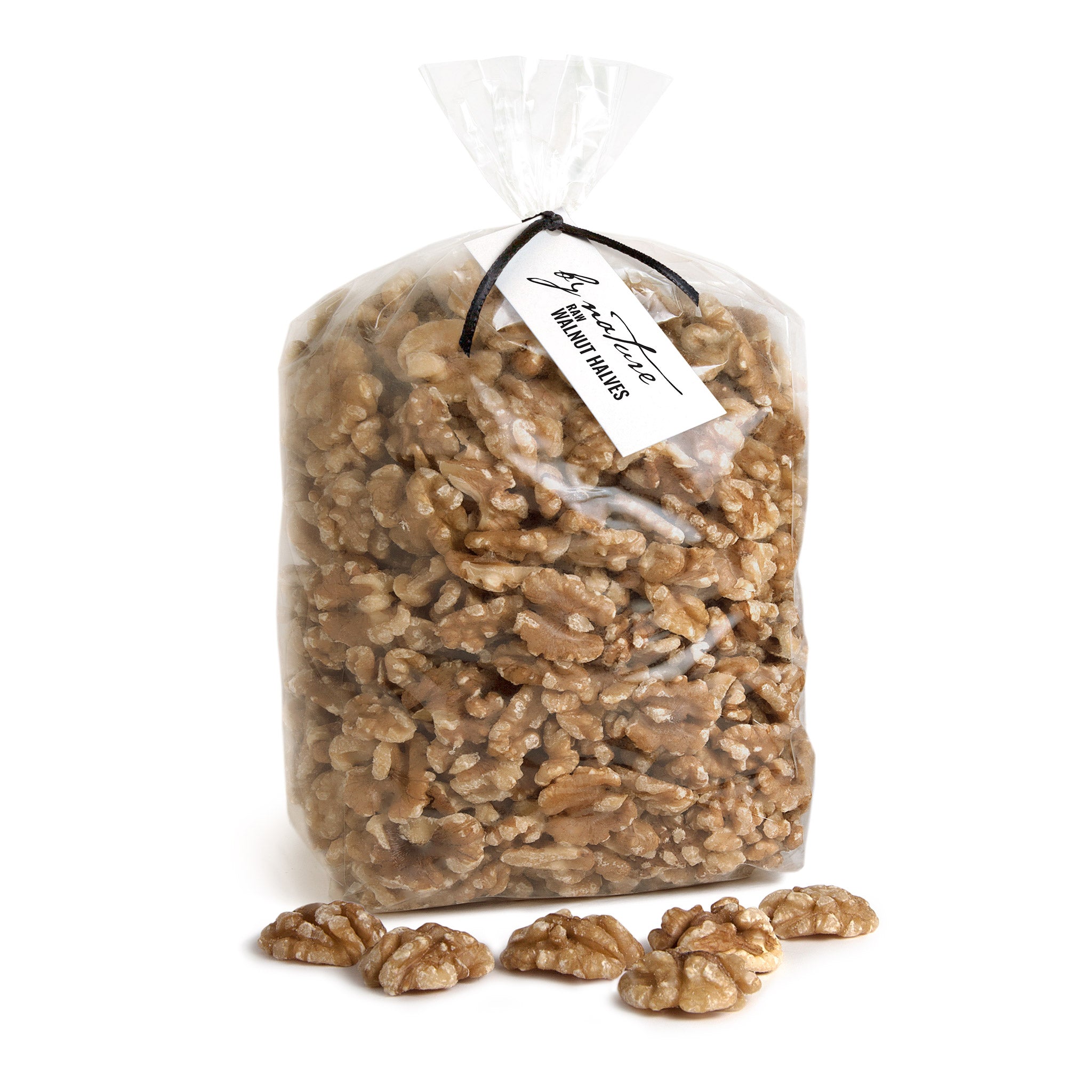 BY NATURE Walnut Halves, 1kg - raw.