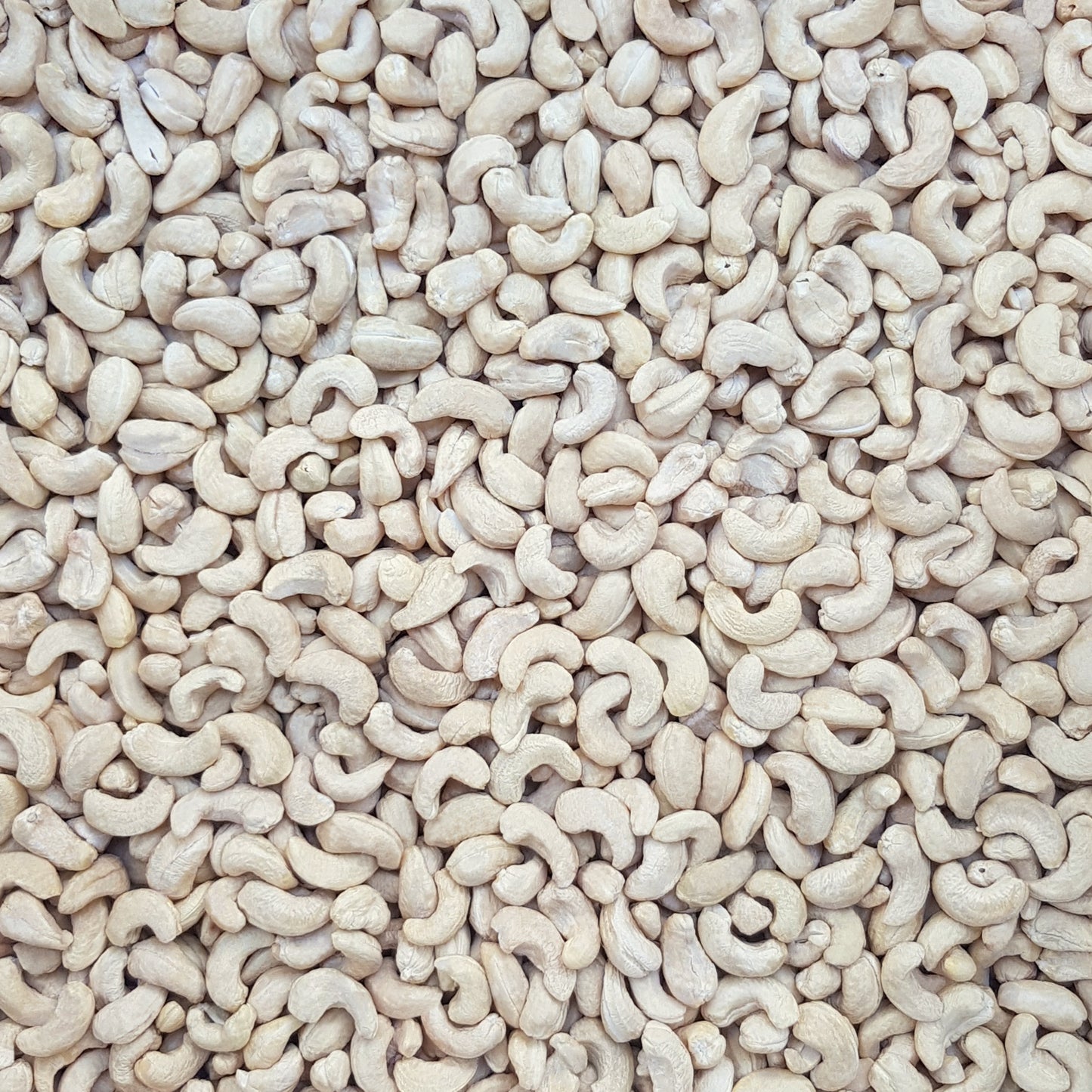 Full frame overhead image of BY NATURE Cashew Nuts - raw.